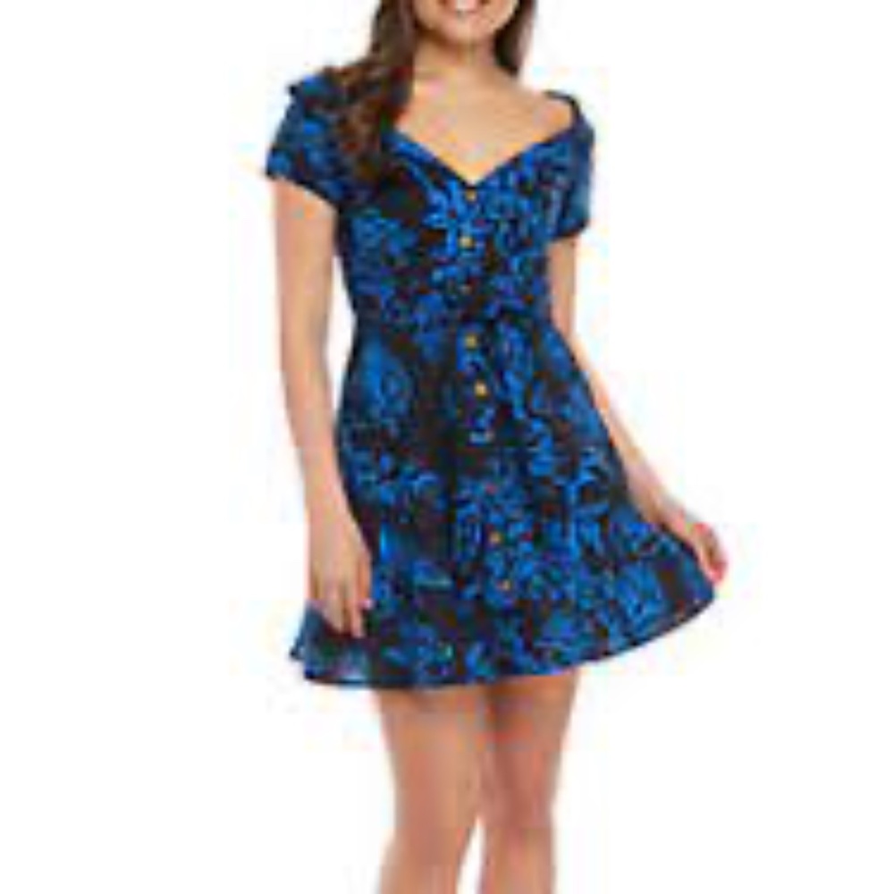 Free People Thing Called Love Dress navy
